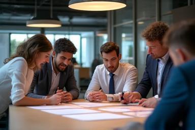 Consultation meeting discussing SynergyAI platform strategy